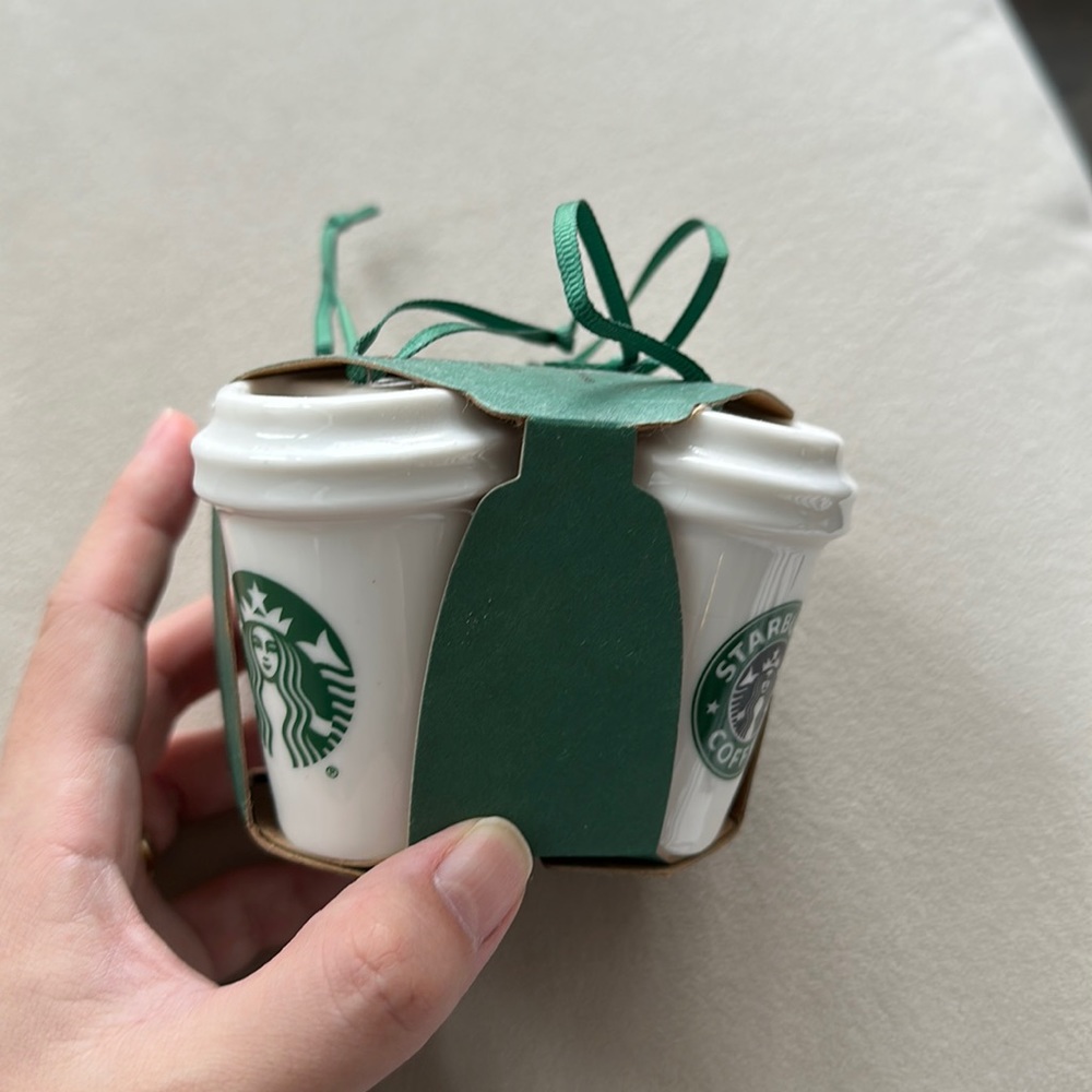Starbucks cup ornaments